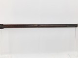 SOUTHERN POOR BOY Antique Smoothbore LONG RIFLE Tiger Maple .47 Caliber Full-Stock Kentucky Rifle with SILVER INLAID Barrel - 17 of 25