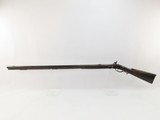 SOUTHERN POOR BOY Antique Smoothbore LONG RIFLE Tiger Maple .47 Caliber Full-Stock Kentucky Rifle with SILVER INLAID Barrel - 22 of 25