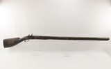 MASSIVE Big Bore .82 Caliber FLINTLOCK WALL/RAMPART RIFLE with Double Set Triggers Possible REVOLUTIONARY WAR Era Hand Cannon - 3 of 18