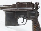 Mauser C96 “BOLO” Broomhandle Pistol PRE-WWII ERA 7.63x25mm Stock-Holster M1921 Made Famous by the Bolsheviks - 7 of 24