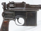 Mauser C96 “BOLO” Broomhandle Pistol PRE-WWII ERA 7.63x25mm Stock-Holster M1921 Made Famous by the Bolsheviks - 21 of 24