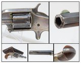 REVOLVER & HOLSTER RIG Antique WHITNEYVILLE ARMORY No. 1 ½ in .32 Rimfire Including ORIGINAL LEATHER HOLSTER! - 1 of 19
