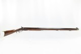 Massive INDIANA Precision LONG RIFLE by JOHN BIXLER .44 Caliber 19+ LBS. Made in Lafayette, Indiana Circa the 1880s - 3 of 22
