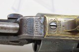 Exquisite GUSTAVE YOUNG Engraved COLT 1849 POCKET Revolver Made in 1860 Cased, Engraved, Silver Plated, Ivory Grips - 18 of 25