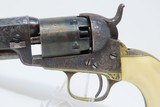 Exquisite GUSTAVE YOUNG Engraved COLT 1849 POCKET Revolver Made in 1860 Cased, Engraved, Silver Plated, Ivory Grips - 6 of 25