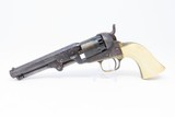 Exquisite GUSTAVE YOUNG Engraved COLT 1849 POCKET Revolver Made in 1860 Cased, Engraved, Silver Plated, Ivory Grips - 4 of 25