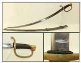 Nice Antique AMES U.S. Model 1840 ARTILLERY Saber Dated “1861” & Inspected by John Taylor - 1 of 15