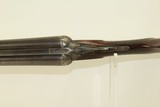 Engraved AUGUSTE FRANCOTTE SxS Hammerless Shotgun ANTIQUE 12 Gauge Made In 1896 with LEATHER CASE - 18 of 25