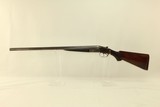 Engraved AUGUSTE FRANCOTTE SxS Hammerless Shotgun ANTIQUE 12 Gauge Made In 1896 with LEATHER CASE - 3 of 25