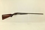 Engraved AUGUSTE FRANCOTTE SxS Hammerless Shotgun ANTIQUE 12 Gauge Made In 1896 with LEATHER CASE - 22 of 25
