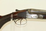 Engraved AUGUSTE FRANCOTTE SxS Hammerless Shotgun ANTIQUE 12 Gauge Made In 1896 with LEATHER CASE - 24 of 25
