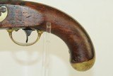 Antique ASTON Model 1842 Percussion DRAGOON Pistol Dated “1849” Horse Pistol w Good Cartouches - 12 of 13
