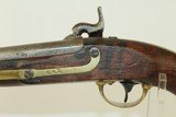 Antique ASTON Model 1842 Percussion DRAGOON Pistol Dated “1849” Horse Pistol w Good Cartouches - 11 of 13
