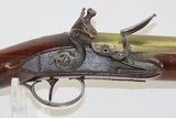 REVOLUTIONARY WAR Era ROBERT WOGDON Made British FLINTLOCK BLUNDERBUSS DESIREABLE 240+ Year Old BRASS BARRELED Close Range Weapon! - 5 of 18