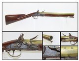REVOLUTIONARY WAR Era ROBERT WOGDON Made British FLINTLOCK BLUNDERBUSS DESIREABLE 240+ Year Old BRASS BARRELED Close Range Weapon! - 1 of 18