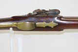 REVOLUTIONARY WAR Era ROBERT WOGDON Made British FLINTLOCK BLUNDERBUSS DESIREABLE 240+ Year Old BRASS BARRELED Close Range Weapon! - 9 of 18