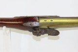 REVOLUTIONARY WAR Era ROBERT WOGDON Made British FLINTLOCK BLUNDERBUSS DESIREABLE 240+ Year Old BRASS BARRELED Close Range Weapon! - 12 of 18