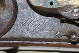 REVOLUTIONARY WAR Era ROBERT WOGDON Made British FLINTLOCK BLUNDERBUSS DESIREABLE 240+ Year Old BRASS BARRELED Close Range Weapon! - 7 of 18