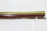 REVOLUTIONARY WAR Era ROBERT WOGDON Made British FLINTLOCK BLUNDERBUSS DESIREABLE 240+ Year Old BRASS BARRELED Close Range Weapon! - 6 of 18
