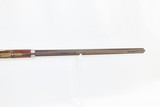 Antique GATSCHET Signed RIFLE LEMAN Lock J.P. LOWER of DENVER Trigger Plate c1840s .33 Caliber Rifle w Octagonal Barrel - 13 of 25