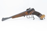 BUCHEL “TELL SYSTEM” 22 Rimfire Single Shot FALLING BLOCK Target Pistol C&R GERMAN Single Shot Target Pistol with Heavy Barrel - 2 of 19