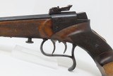 BUCHEL “TELL SYSTEM” 22 Rimfire Single Shot FALLING BLOCK Target Pistol C&R GERMAN Single Shot Target Pistol with Heavy Barrel - 4 of 19