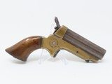 4-Shot 1860s Antique CHRISTIAN SHARPS .22 Caliber Rimfire PEPPERBOX Pistol With Unique Revolving Firing Pin! - 13 of 15