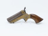 4-Shot 1860s Antique CHRISTIAN SHARPS .22 Caliber Rimfire PEPPERBOX Pistol With Unique Revolving Firing Pin! - 3 of 15
