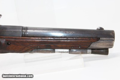 BRACE of 18th C. SILVER Mounted FLINTLOCK Pistols Matching from the 1700s “1st French Colonial Empire” - Image 7 of 25