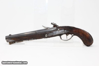 BRACE of 18th C. SILVER Mounted FLINTLOCK Pistols Matching from the 1700s “1st French Colonial Empire” - Image 23 of 25