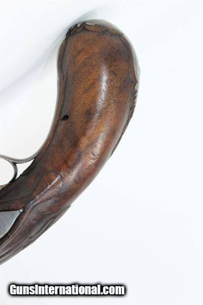 BRACE of 18th C. SILVER Mounted FLINTLOCK Pistols Matching from the 1700s “1st French Colonial Empire” - Image 16 of 25