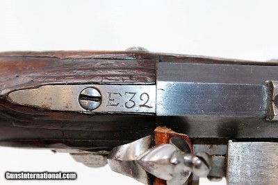 BRACE of 18th C. SILVER Mounted FLINTLOCK Pistols Matching from the 1700s “1st French Colonial Empire” - Image 8 of 25