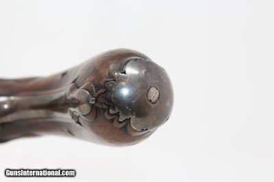 BRACE of 18th C. SILVER Mounted FLINTLOCK Pistols Matching from the 1700s “1st French Colonial Empire” - Image 10 of 25