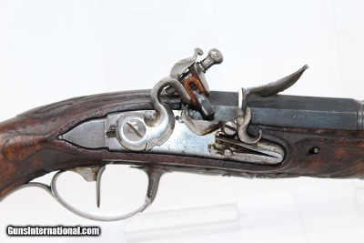 BRACE of 18th C. SILVER Mounted FLINTLOCK Pistols Matching from the 1700s “1st French Colonial Empire” - Image 17 of 25