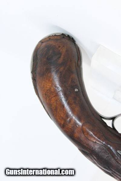 BRACE of 18th C. SILVER Mounted FLINTLOCK Pistols Matching from the 1700s “1st French Colonial Empire” - Image 24 of 25