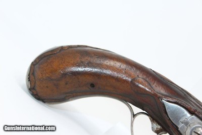 BRACE of 18th C. SILVER Mounted FLINTLOCK Pistols Matching from the 1700s “1st French Colonial Empire” - Image 5 of 25