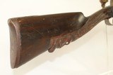 1700s Engraved Belgian FLINTLOCK Double Barrel Shotgun with Carved Stock ABSOLUTELY UNIQUE & EXQUISITE - 5 of 23