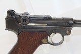 WWI Dated DWM 1914 “Navy” LUGER Pistol World War I Dated “1918” - 16 of 17