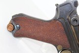 WWI Dated DWM 1914 “Navy” LUGER Pistol World War I Dated “1918” - 15 of 17