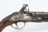 MAGNIFICENT Cased PAIR of ZUGNO Flintlock Pistols Made Circa 1720-1770 in Brescia! - 8 of 25