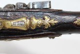 MAGNIFICENT Cased PAIR of ZUGNO Flintlock Pistols Made Circa 1720-1770 in Brescia! - 12 of 25