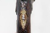 MAGNIFICENT Cased PAIR of ZUGNO Flintlock Pistols Made Circa 1720-1770 in Brescia! - 16 of 25