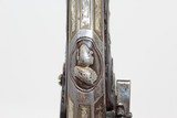 MAGNIFICENT Cased PAIR of ZUGNO Flintlock Pistols Made Circa 1720-1770 in Brescia! - 17 of 25