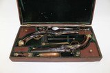 MAGNIFICENT Cased PAIR of ZUGNO Flintlock Pistols Made Circa 1720-1770 in Brescia! - 3 of 25