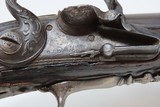 NEUSTATT BAVARIAN Antique Flintlock PISTOL Officer Gentleman .58 Cal SILVER Elegant Mid-to-Late 18th Century Sidearm! - 13 of 17