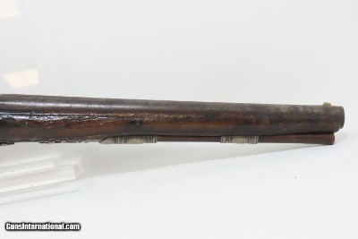 NEUSTATT BAVARIAN Antique Flintlock PISTOL Officer Gentleman .58 Cal SILVER Elegant Mid-to-Late 18th Century Sidearm! - Image 5 of 17