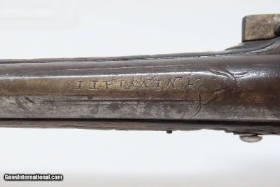 NEUSTATT BAVARIAN Antique Flintlock PISTOL Officer Gentleman .58 Cal SILVER Elegant Mid-to-Late 18th Century Sidearm! - Image 11 of 17