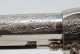 ENGRAVED 1st Gen COLT Single Action Army .45 COLT Revolver C&R 1922 SAA Gorgeous Engraved Peacemaker in Nickel! - 7 of 19