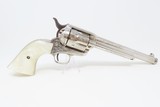 ENGRAVED 1st Gen COLT Single Action Army .45 COLT Revolver C&R 1922 SAA Gorgeous Engraved Peacemaker in Nickel! - 16 of 19