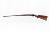 CASED Colt 1883 Double Barrel SHOTGUN 12 Gauge w 1883 Morgan SILVER DOLLAR Scarce ENGRAVED Shotgun Made in 1887 with Damascus Barrels! - 8 of 24
